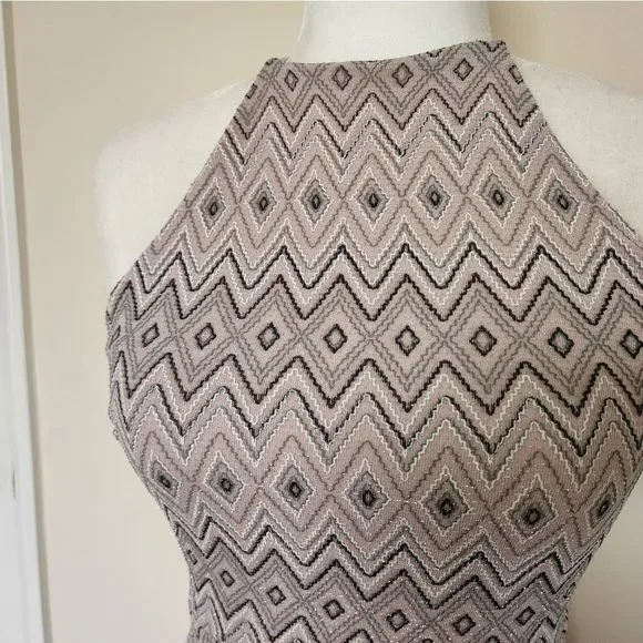 4SI3MNA Metallic Pink Backless Strappy Dress - Picture 7 of 9